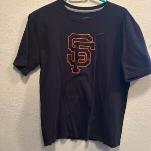 Nike San Francisco Giants Tshirt Mens medium Black MLB